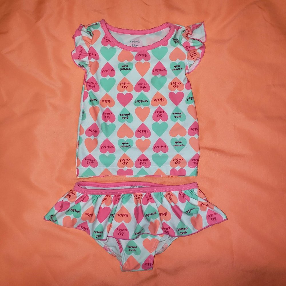 Carters 2-Piece T-Shirt Swimsuit